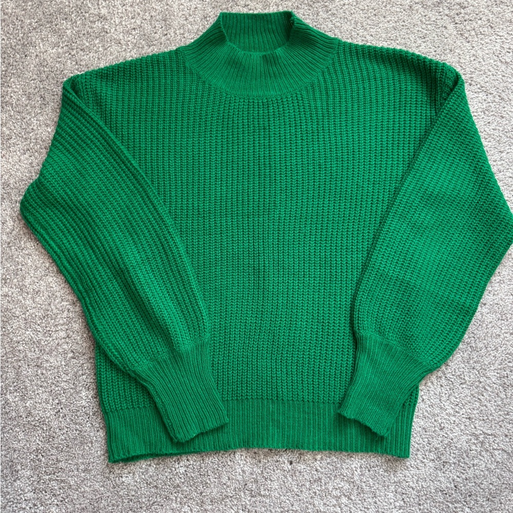 Princess Polly Emerald Green Turtleneck Sweater